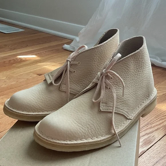 Clarks Originals Women’s Leather Chukka Desert Boots 8.5 - Picture 1 of 8
